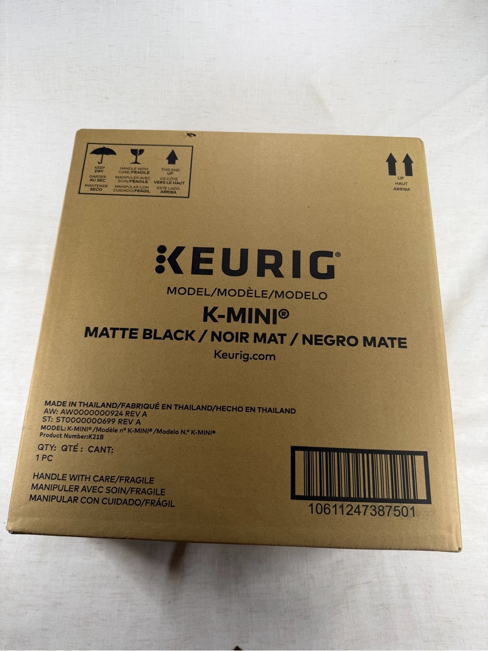 Keurig K-Mini Single Serve Coffee Maker in Matte Black (Boxed)